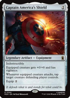 Captain America's Shield (MSH-244) - Marvel Super Heroes Foil-1