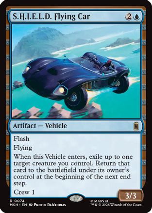 S.H.I.E.L.D. Flying Car (MSH-074) - Marvel Super Heroes-1