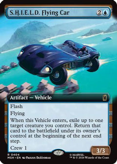 S.H.I.E.L.D. Flying Car (Extended Art) (MSH-404) - Marvel Super Heroes Foil-1