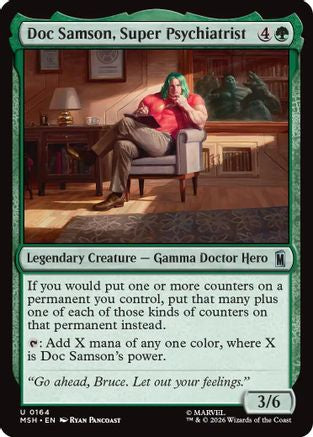 Doc Samson, Super Psychiatrist (MSH-164) - Marvel Super Heroes Foil-1