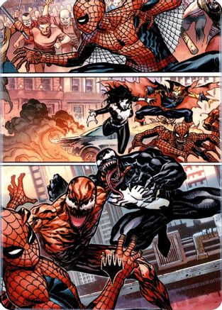 Maximum Carnage Art Card (Gold-Stamped Planeswalker Symbol) (ASSPM-046) - Art Series: Marvel's Spider-Man-1