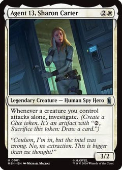 Agent 13, Sharon Carter (MSH-001) - Marvel Super Heroes-1