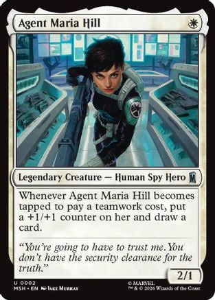 Agent Maria Hill (MSH-002) - Marvel Super Heroes Foil-1