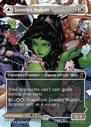 Jennifer Walters (Borderless) (0328) (MSH-328) - Marvel Super Heroes Foil-1