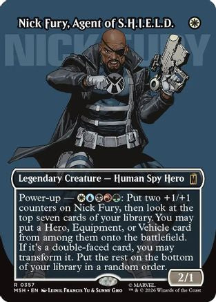 Nick Fury, Agent of S.H.I.E.L.D. (Borderless) (0357) (MSH-357) - Marvel Super Heroes Foil-1