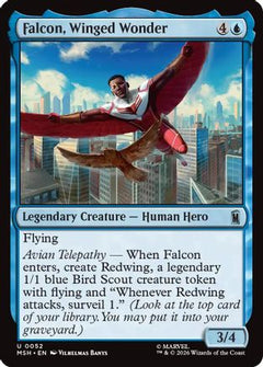 Falcon, Winged Wonder (MSH-052) - Marvel Super Heroes-1