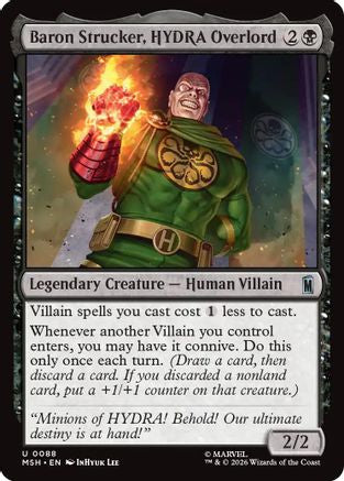 Baron Strucker, HYDRA Overlord (MSH-088) - Marvel Super Heroes-1