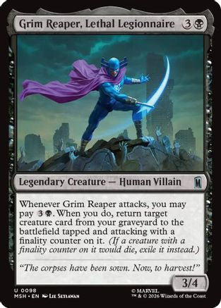 Grim Reaper, Lethal Legionnaire (MSH-098) - Marvel Super Heroes-1