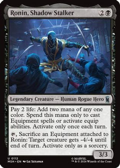 Ronin, Shadow Stalker (MSH-112) - Marvel Super Heroes Foil-1