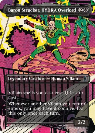 Baron Strucker, HYDRA Overlord (Borderless) (0315) (MSH-315) - Marvel Super Heroes Foil-1