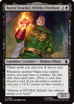 Baron Strucker, HYDRA Overlord (Surge Foil) (MSH-446) - Marvel Super Heroes Foil-1
