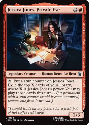 Jessica Jones, Private Eye (MSH-139) - Marvel Super Heroes Foil-1