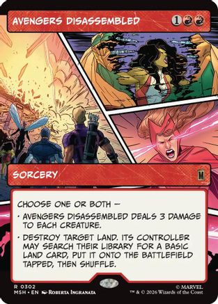Avengers Disassembled (Borderless) (MSH-302) - Marvel Super Heroes-1