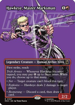 Hawkeye, Master Marksman (Borderless) (MSH-367) - Marvel Super Heroes-1