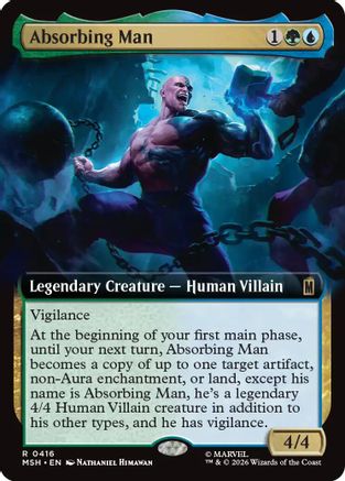 Absorbing Man (Extended Art) (MSH-416) - Marvel Super Heroes Foil-1
