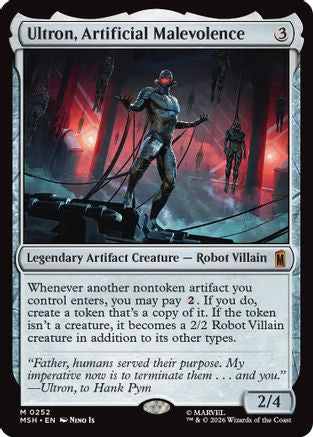 Ultron, Artificial Malevolence (MSH-252) - Marvel Super Heroes-1