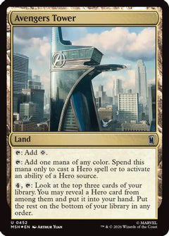 Avengers Tower (Surge Foil) (MSH-452) - Marvel Super Heroes Foil-1