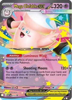 Mega Clefable ex 072  - Holofoil ME Mega Evolution Promo - Promo-1