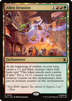 Alien Invasion (MSH-200) - Marvel Super Heroes Foil-1
