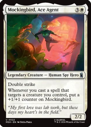 Mockingbird, Ace Agent (MSH-022) - Marvel Super Heroes-1