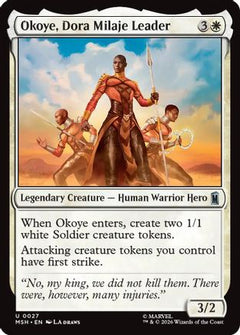 Okoye, Dora Milaje Leader (MSH-027) - Marvel Super Heroes Foil-1