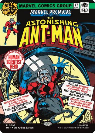 The Astonishing Ant-Man (Borderless) (MSH-397) - Marvel Super Heroes Foil-1