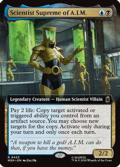 Scientist Supreme of A.I.M. (Extended Art) (MSH-423) - Marvel Super Heroes Foil-1
