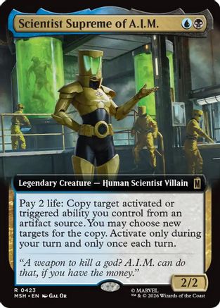 Scientist Supreme of A.I.M. (Extended Art) (MSH-423) - Marvel Super Heroes Foil-1