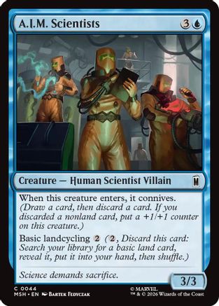 A.I.M. Scientists (MSH-044) - Marvel Super Heroes Foil-1