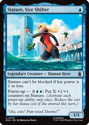 Stature, Size Shifter (MSH-078) - Marvel Super Heroes Foil-1