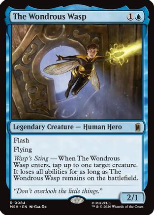 The Wondrous Wasp (MSH-084) - Marvel Super Heroes-1