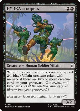 HYDRA Troopers (MSH-101) - Marvel Super Heroes Foil-1