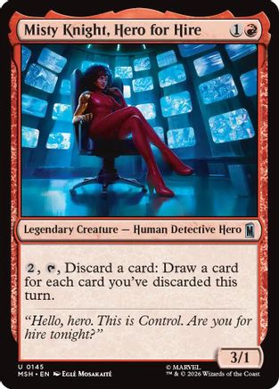 Misty Knight, Hero for Hire (MSH-145) - Marvel Super Heroes Foil-1