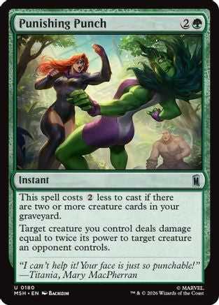 Punishing Punch (MSH-180) - Marvel Super Heroes Foil-1