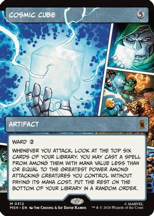 Cosmic Cube (Borderless) (0312) (MSH-312) - Marvel Super Heroes-1