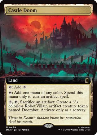 Castle Doom (Extended Art) (MSH-429) - Marvel Super Heroes-1