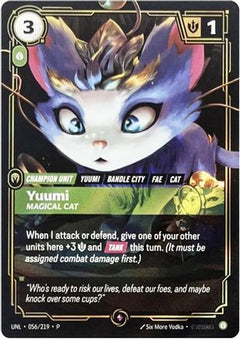 Yuumi - Magical Cat (056/219) - Riftbound Organized Play Promotional Cards Foil-1