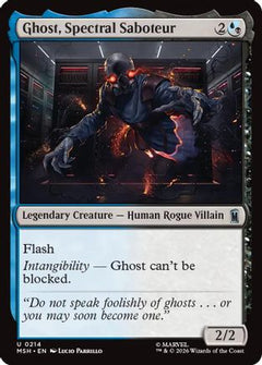 Ghost, Spectral Saboteur (MSH-214) - Marvel Super Heroes Foil-1