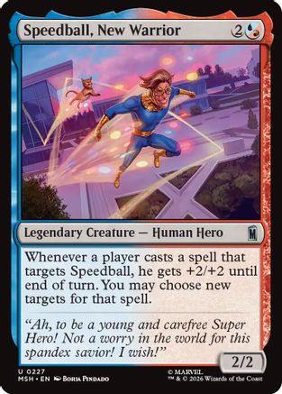Speedball, New Warrior (MSH-227) - Marvel Super Heroes-1
