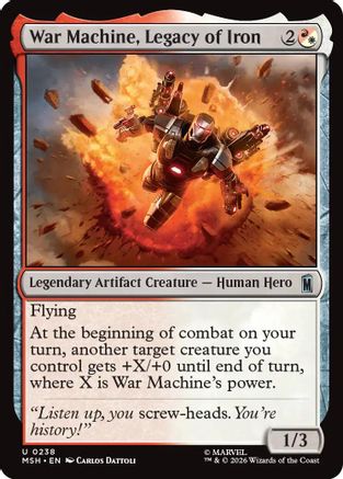War Machine, Legacy of Iron (MSH-238) - Marvel Super Heroes-1