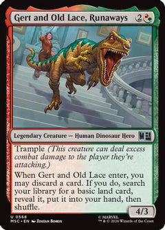 Gert and Old Lace, Runaways (MSH-568) - Marvel Super Heroes Foil-1