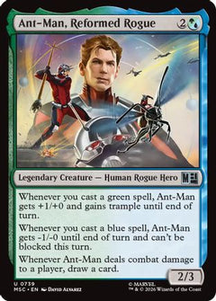 Ant-Man, Reformed Rogue (MSH-739) - Marvel Super Heroes Foil-1