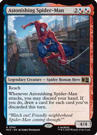 Astonishing Spider-Man (MSH-740) - Marvel Super Heroes Foil-1