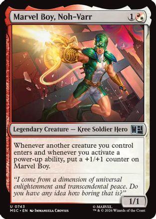 Marvel Boy, Noh-Varr (MSH-743) - Marvel Super Heroes Foil-1