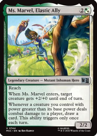 Ms. Marvel, Elastic Ally (MSH-744) - Marvel Super Heroes-1