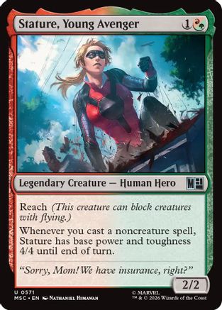 Stature, Young Avenger (MSH-571) - Marvel Super Heroes Foil-1