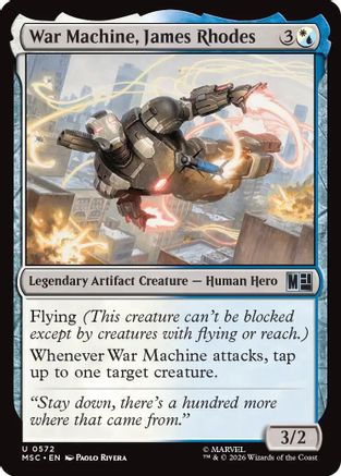 War Machine, James Rhodes (MSH-572) - Marvel Super Heroes-1