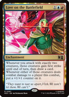Love on the Battlefield (MSC-087) - Commander: Marvel Super Heroes Foil-1