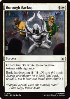 Borough Backup (MSH-007) - Marvel Super Heroes Foil-1