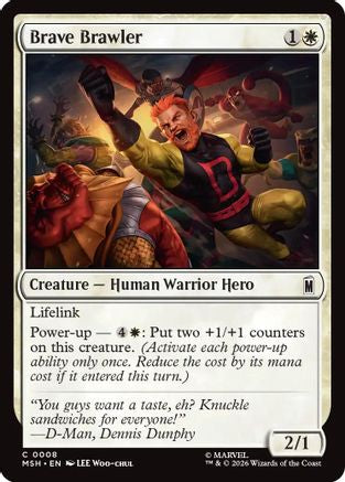Brave Brawler (MSH-008) - Marvel Super Heroes-1